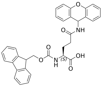 (S)-2-((((9H-fluoren-9-yl)methoxy)methyl)amino)-5-((9H-xanthen-9-yl)amino)-5-oxopentanoic acid - WuXi TIDES