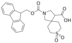 2-(((9H-fluoren-9-yl)methoxy)carbonyl)-8-thia-2-azaspiro[4.5]decane-4-carboxylic acid 8,8-dioxide - WuXi TIDES