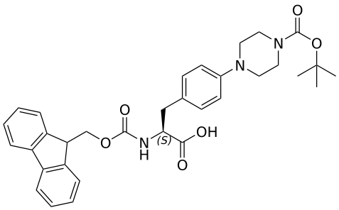 (S)-2-((((9H-fluoren-9-yl)methoxy)carbonyl)amino)-3-(4-(4-(tert-butoxycarbonyl)piperazin-1-yl)phenyl)propanoic acid - WuXi TIDES