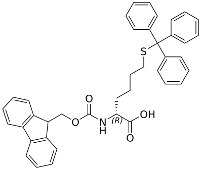 (2R)-2-({[(9H-fluoren-9-yl)methoxy]carbonyl}amino)-6-[(triphenylmethyl)sulfanyl]hexanoic acid - WuXi TIDES