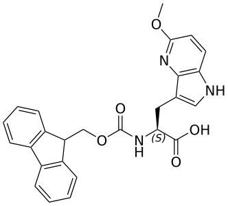 (S)-2-((((9H-fluoren-9-yl)methoxy)carbonyl)amino)-3-(5-methoxy-1H-pyrrolo[3,2-b]pyridin-3-yl)propanoic acid - WuXi TIDES