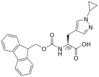 Fmoc-L-4-Pyrazole(1N-cyclopropyl)-OH - WuXi TIDES