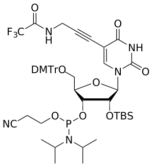 2'-OTBS 5-(3''-amino(TFA)-propynyl)-U amidite - WuXi TIDES