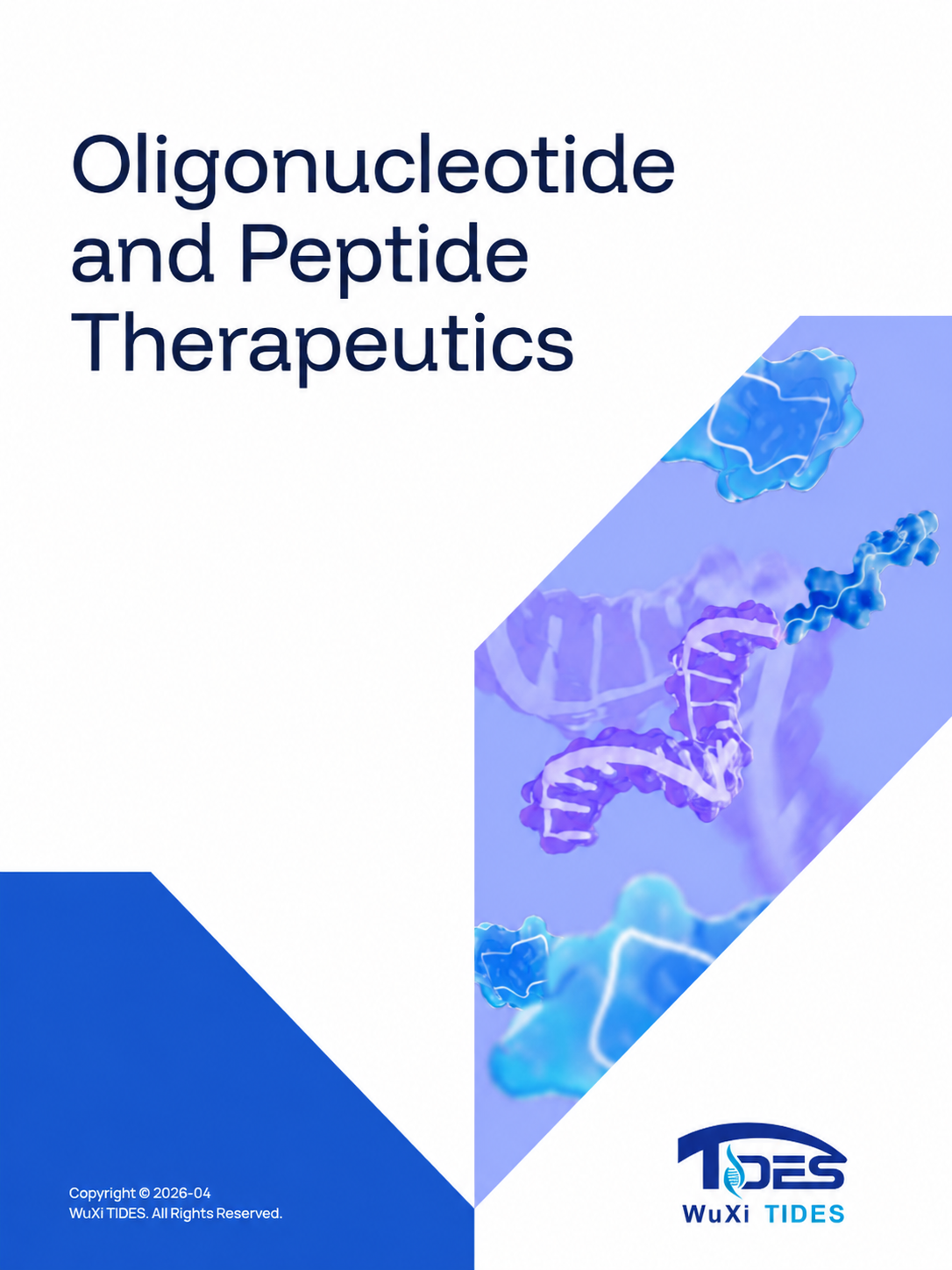 WuXi TIDES peptide brochure cover